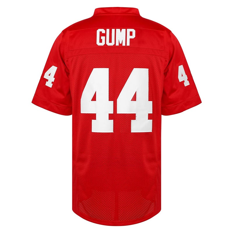 JKNAKN Forrest Gump #44 The Movie Stitched Football Jersey S-3XL (X-Large, Red) - Image 3